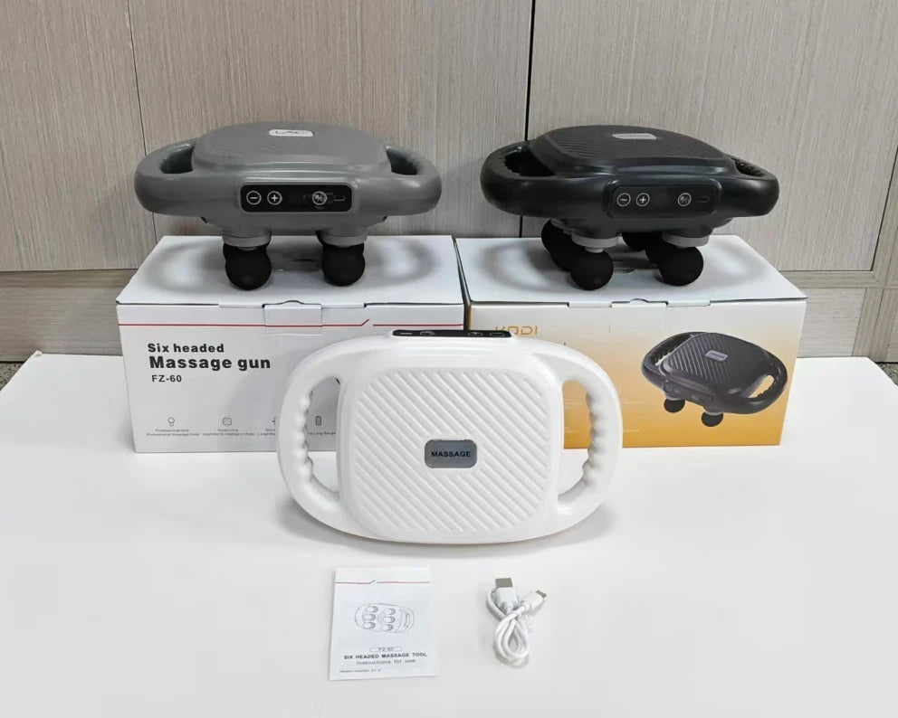 Deep Tissue Massage Gun - 6 Heads for Muscle Recovery