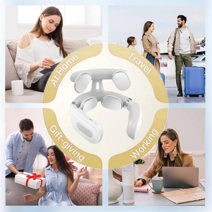 Mastrek Electric Cervical Neck Massager - Pulse Massage for Neck & Shoulders