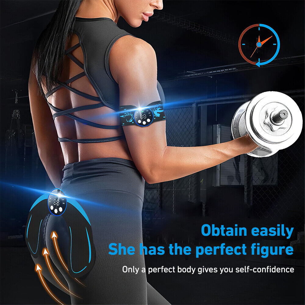 Mastrek EMS Abdominal Trainer - Electric Muscle Stimulation Belt for Abs