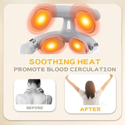 Mastrek Electric Cervical Neck Massager - Pulse Massage for Neck & Shoulders