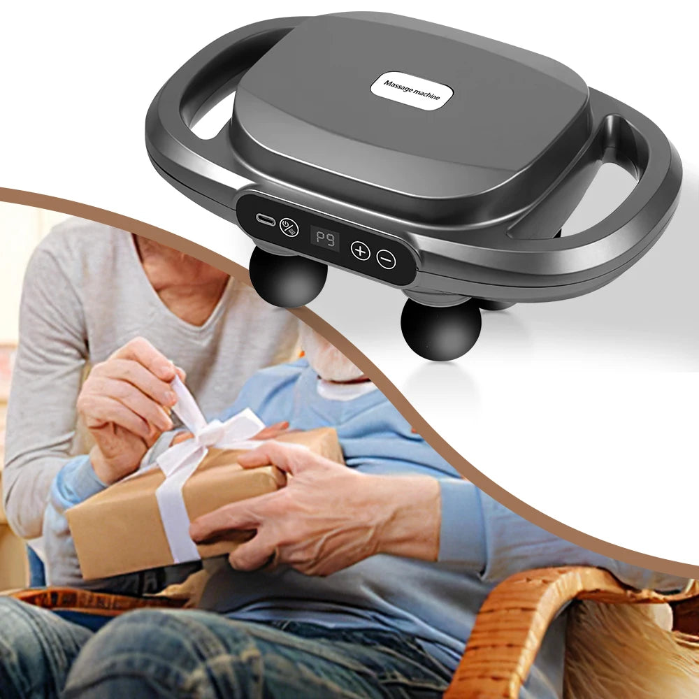 Mastrek Massage Gun - 6 Interchangeable Heads for Deep Tissue Massage