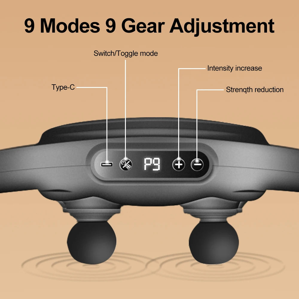 Mastrek Massage Gun - 6 Interchangeable Heads for Deep Tissue Massage