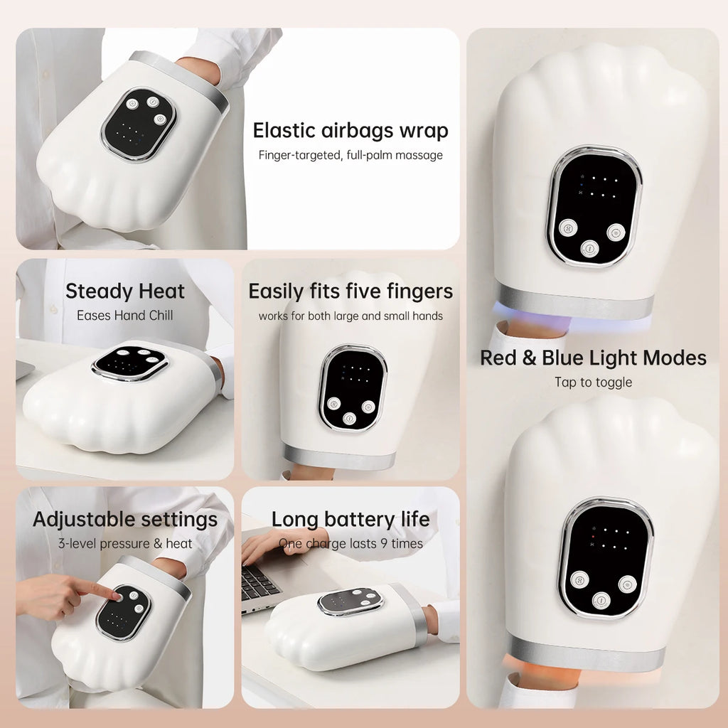 Portable Hand Massager – USB Rechargeable Air Compression UK