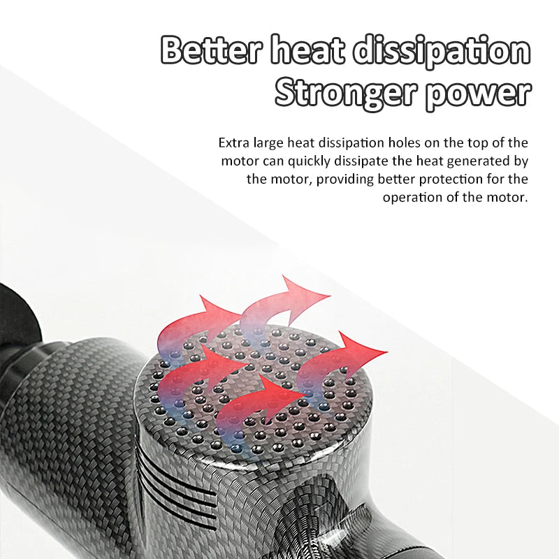 LCD Massage Gun - Smart Display Deep Tissue Massager