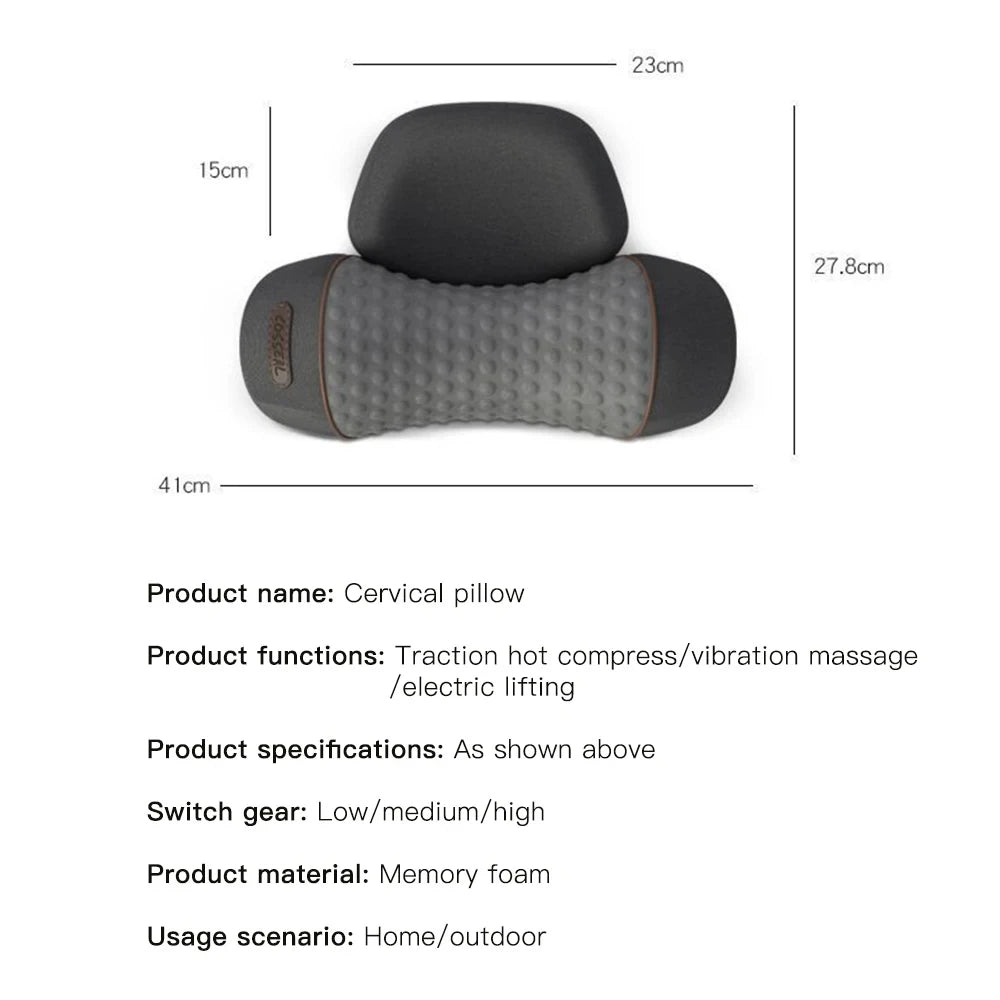 Neck Pillow Massager – Shiatsu Kneading Memory Foam UK