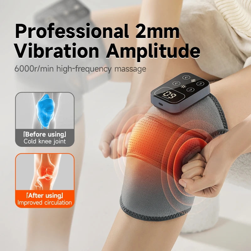 Mastrek Heated Knee Massager - Air Compression with Heat