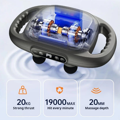 Deep Tissue Massage Gun - 6 Heads for Muscle Recovery