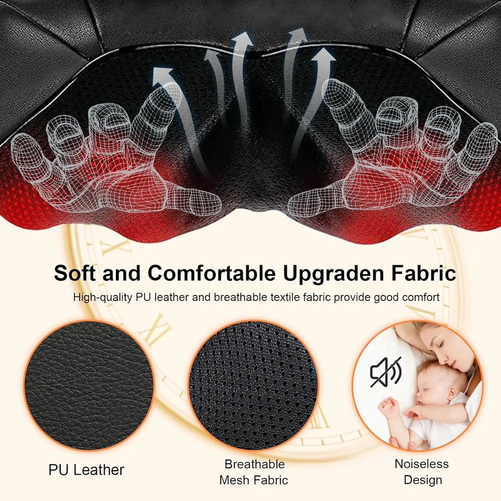 Shiatsu Neck and Shoulder Massager with Heat – Deep Kneading UK