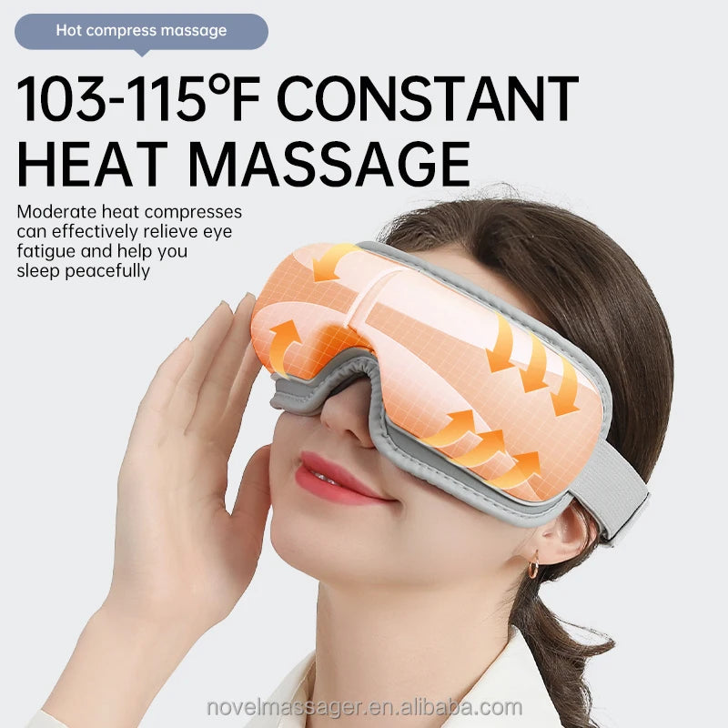 Premium Bluetooth Eye Massager Mask – Heated Eye Therapy UK