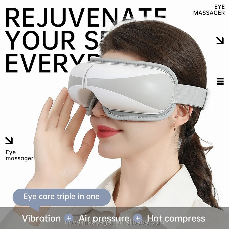 Premium Bluetooth Eye Massager Mask – Heated Eye Therapy UK