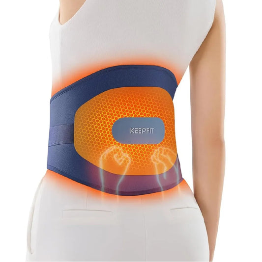 Mastrek Heat & Vibration Back Massager - Massage Belt for Lower Back