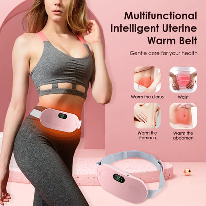Mastrek Heated Massage Belt - Vibration & Heat for Waist & Abdomen