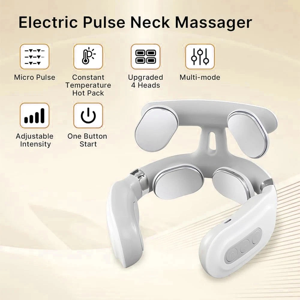 Mastrek Electric Cervical Neck Massager - Pulse Massage for Neck & Shoulders