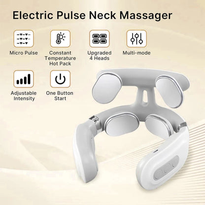 Mastrek Electric Cervical Neck Massager - Pulse Massage for Neck & Shoulders