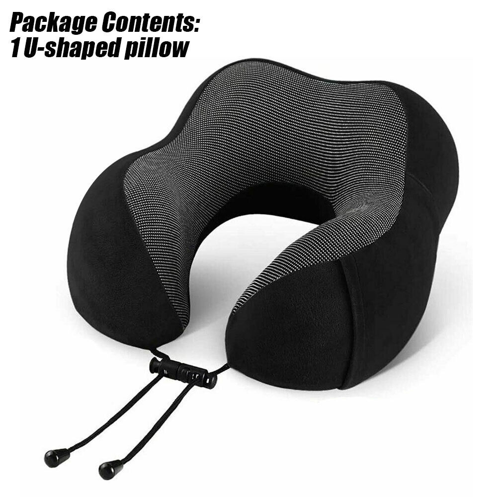 Mastrek Memory Foam Travel Pillow - Neck Support Cushion for Travel