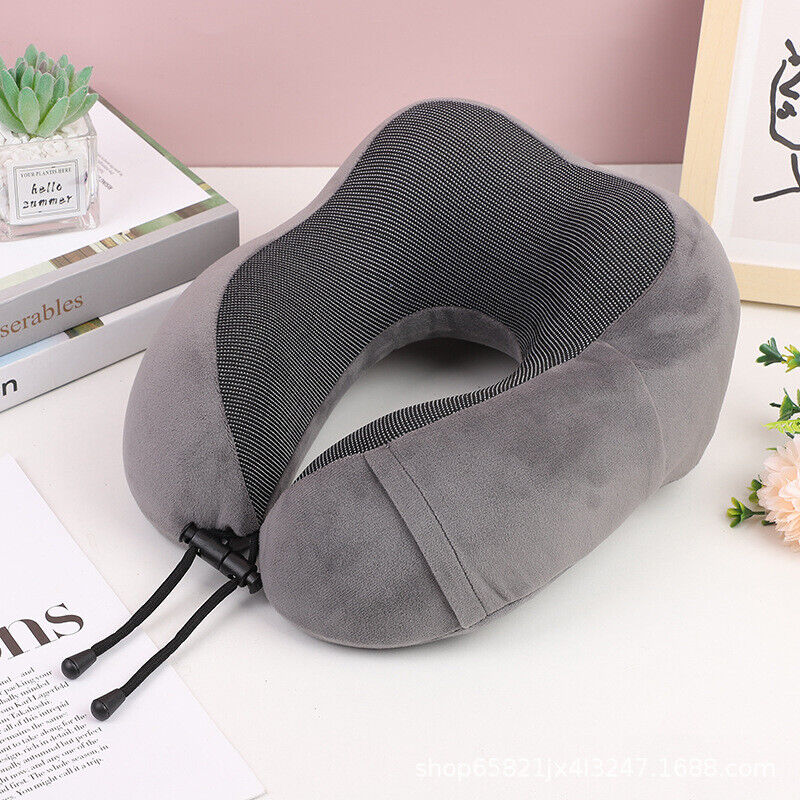 Mastrek Memory Foam Travel Pillow - Neck Support Cushion for Travel