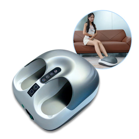 EMS foot massager with electric muscle stimulation
